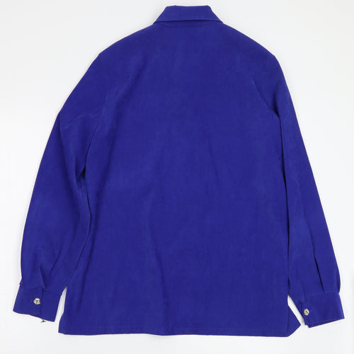 East line Womens Blue   Basic Button-Up Size 2XL