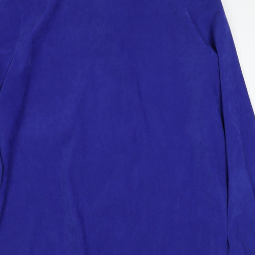 East line Womens Blue   Basic Button-Up Size 2XL