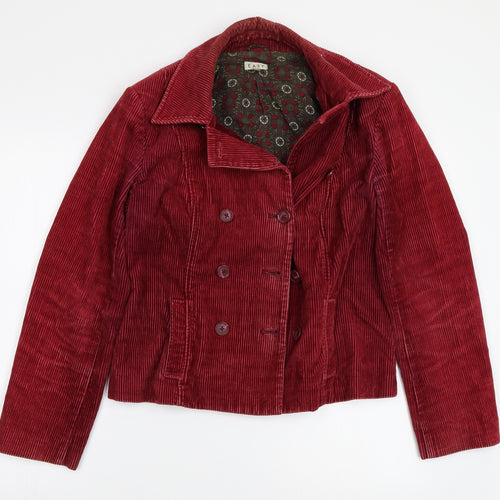 EAST Womens Red   Jacket Coat Size 12