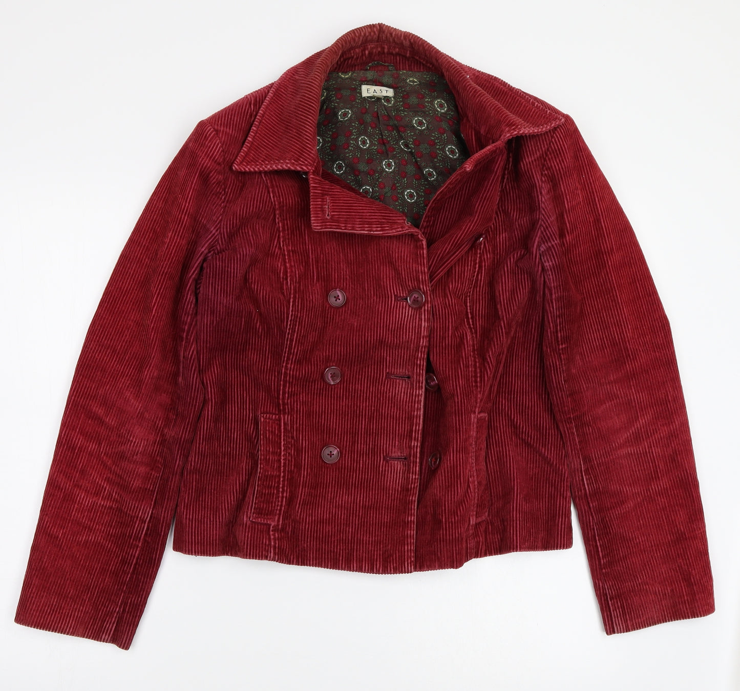 EAST Womens Red   Jacket Coat Size 12