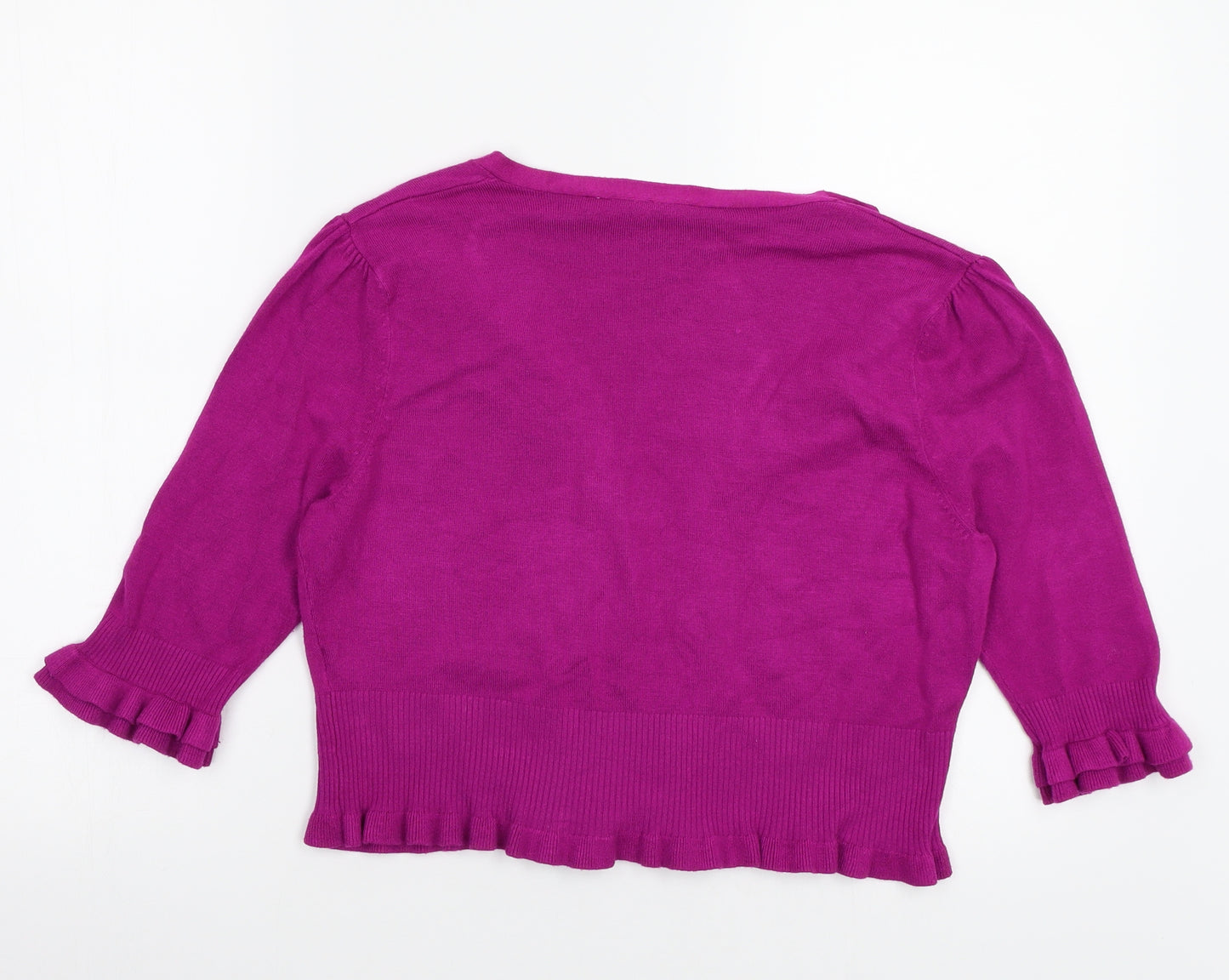 Newlook Womens Purple   Cardigan Jumper Size 14