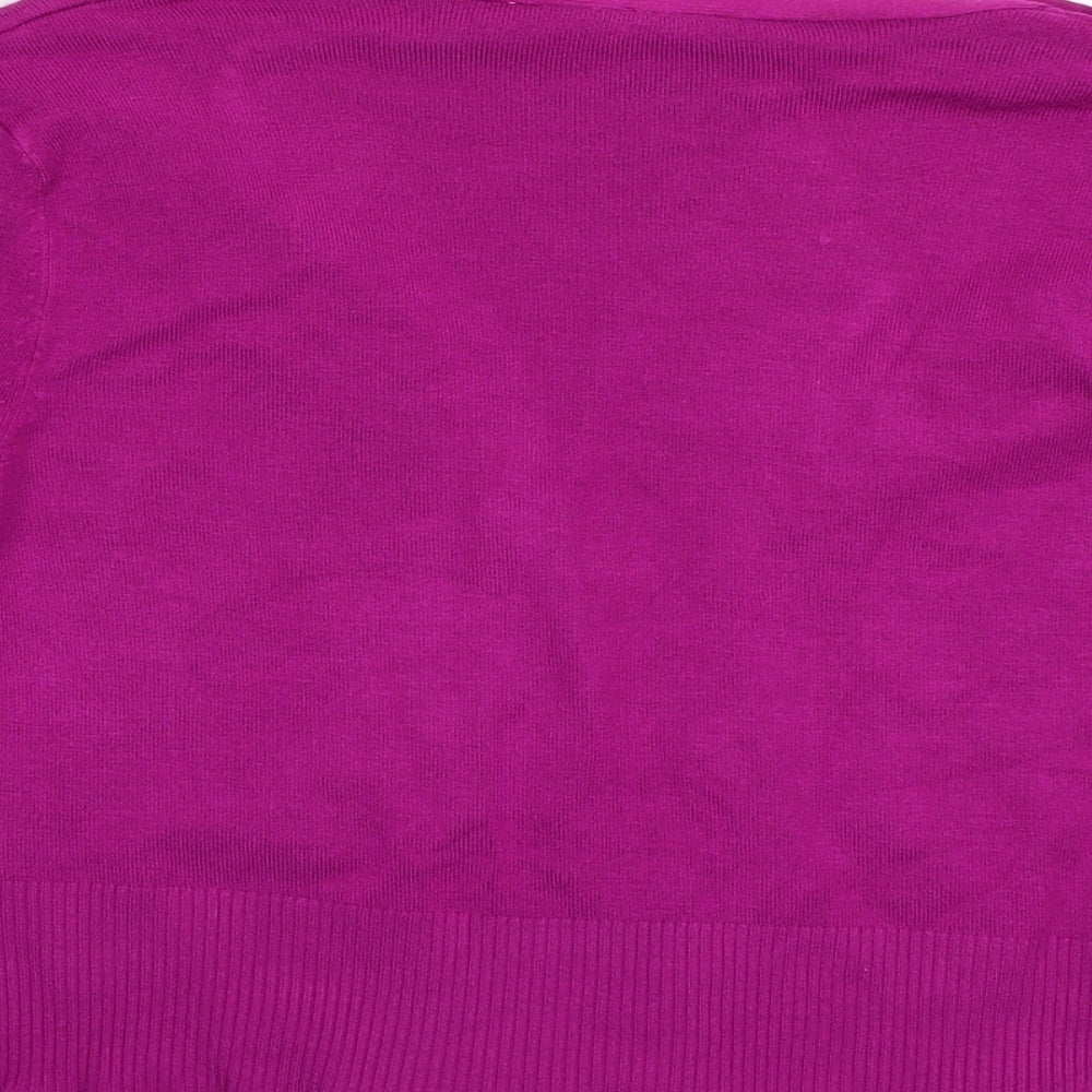 Newlook Womens Purple   Cardigan Jumper Size 14