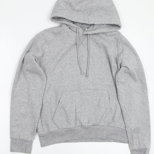 H&M Womens Grey   Pullover Hoodie Size M