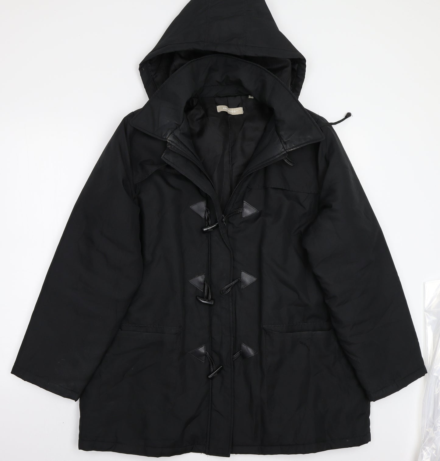 Anthology Womens Black   Jacket Coat Size 18