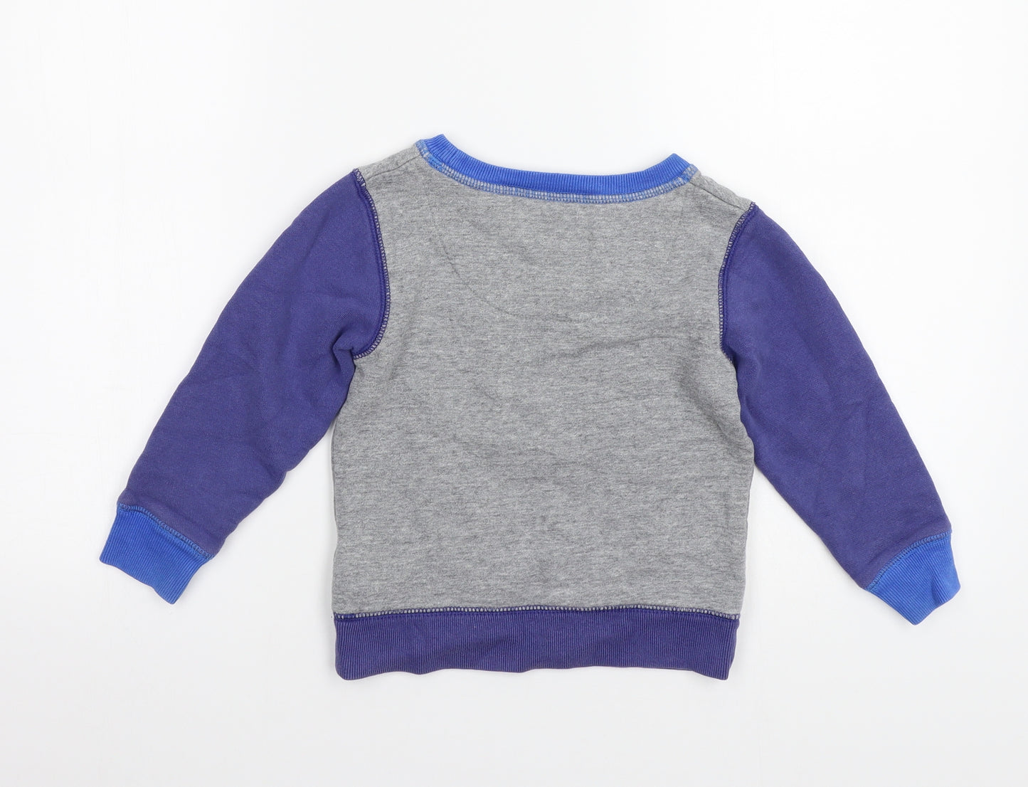 Mini Boden Boys Grey   Pullover Jumper Size 2-3 Years