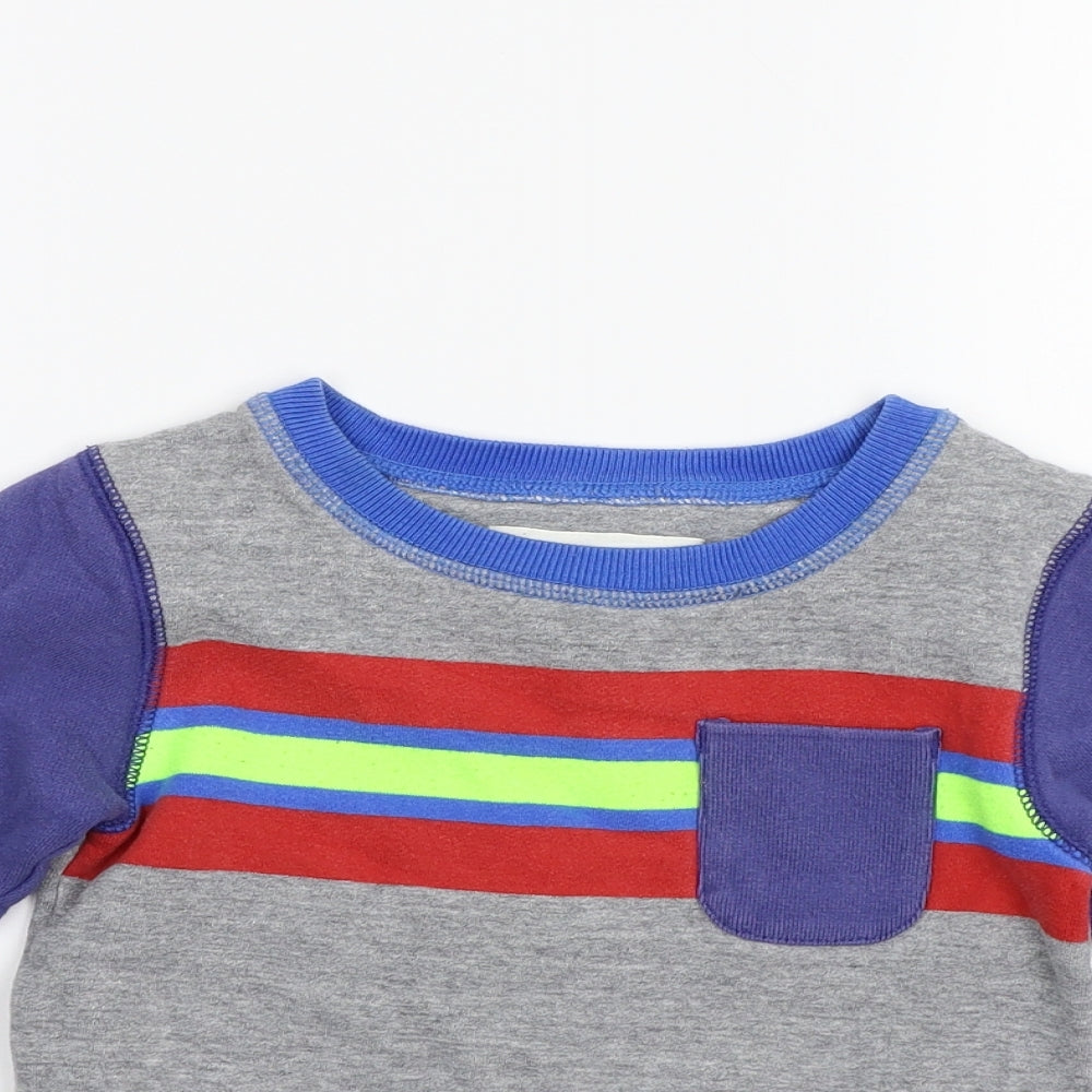 Mini Boden Boys Grey   Pullover Jumper Size 2-3 Years