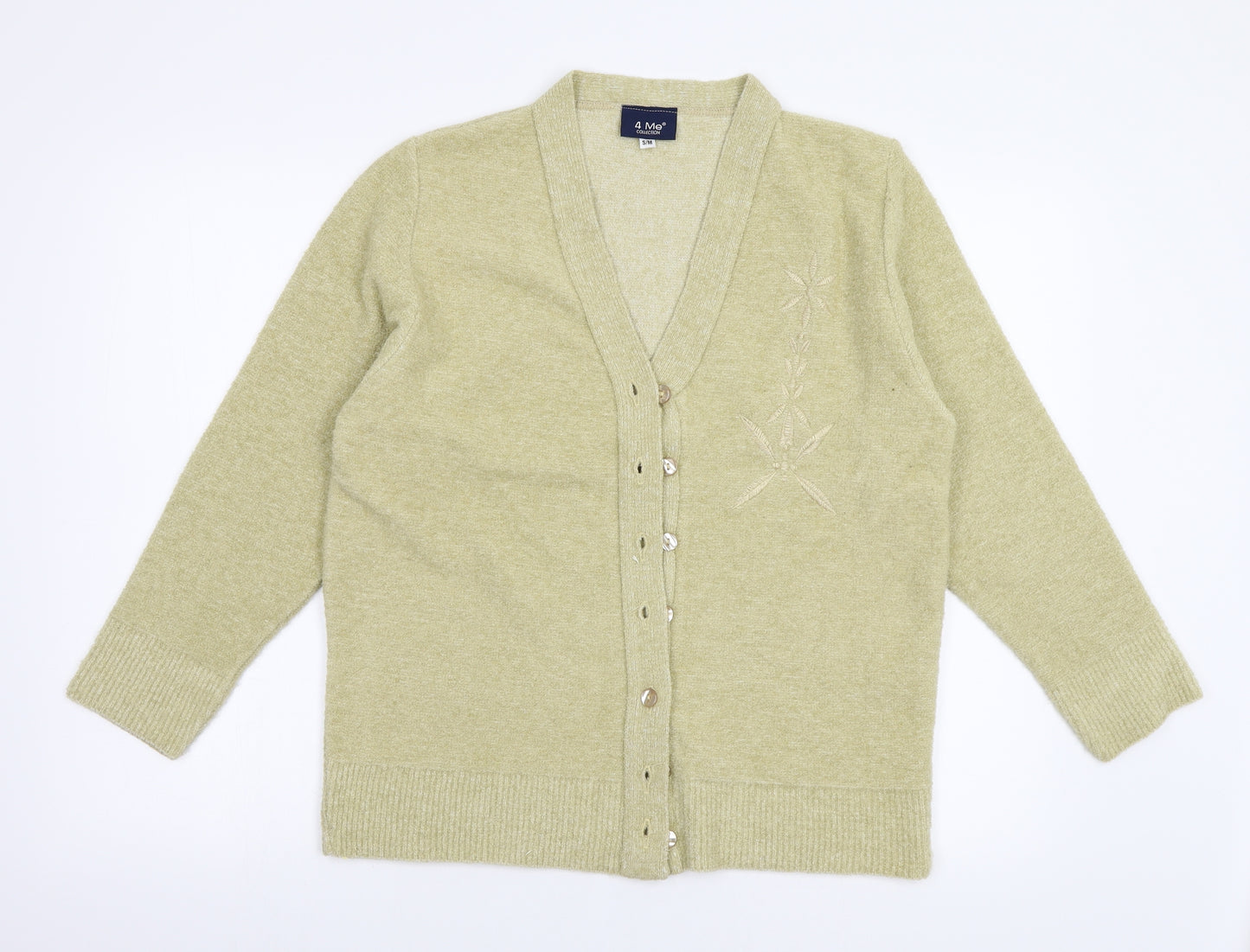4 me Womens Beige   Cardigan Jumper Size M