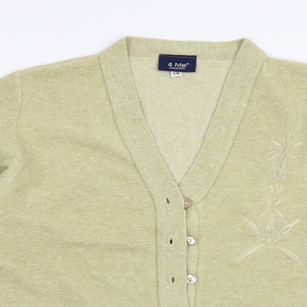 4 me Womens Beige   Cardigan Jumper Size M