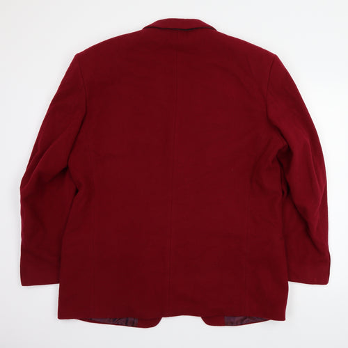 New wool Mens Red   Jacket Suit Jacket