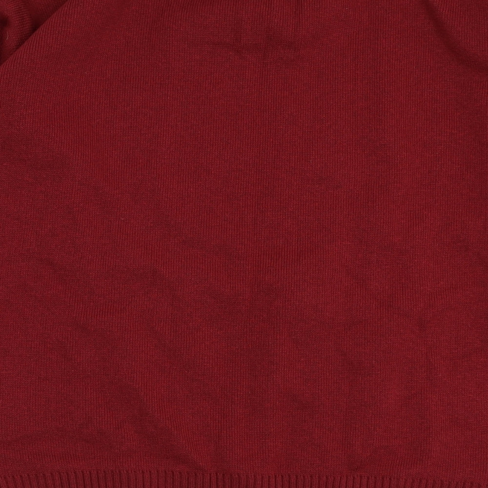 Carson Mens Red   Pullover Jumper Size M