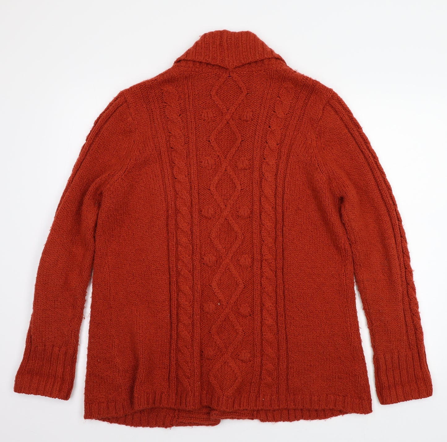 Per Una Womens Orange   Cardigan Jumper Size L