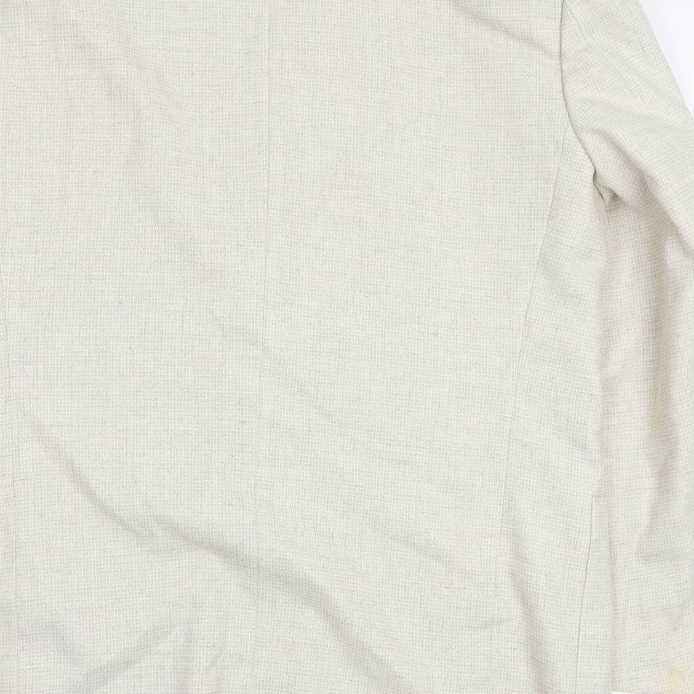 New fast Mens Ivory   Jacket Coat Size 42