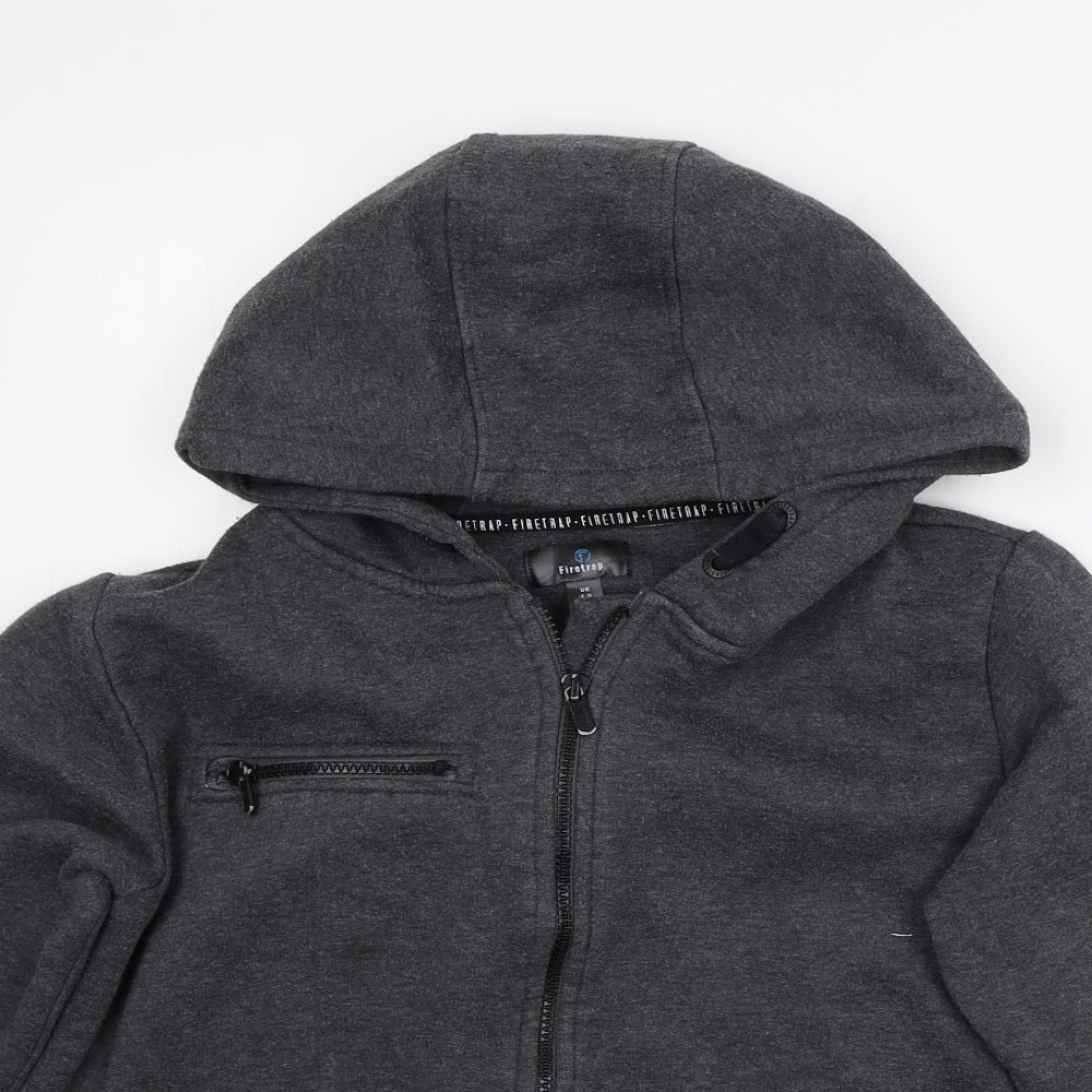 Firetrap Boys Grey   Jacket Coat Size 13 Years
