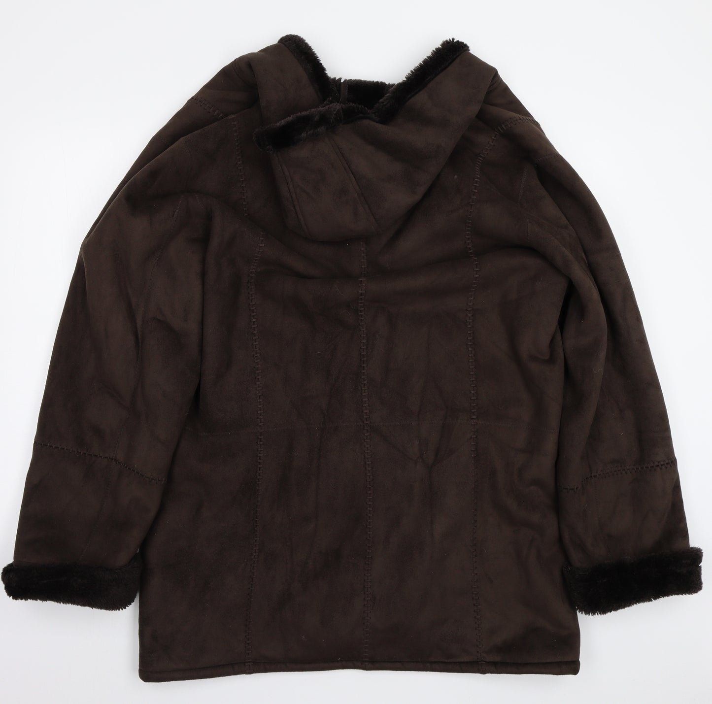 Garbriella vicenga Womens Brown   Jacket Coat Size 16