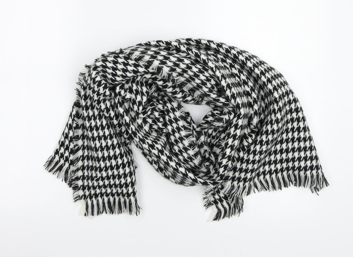 Preworn Womens White Check Scarf