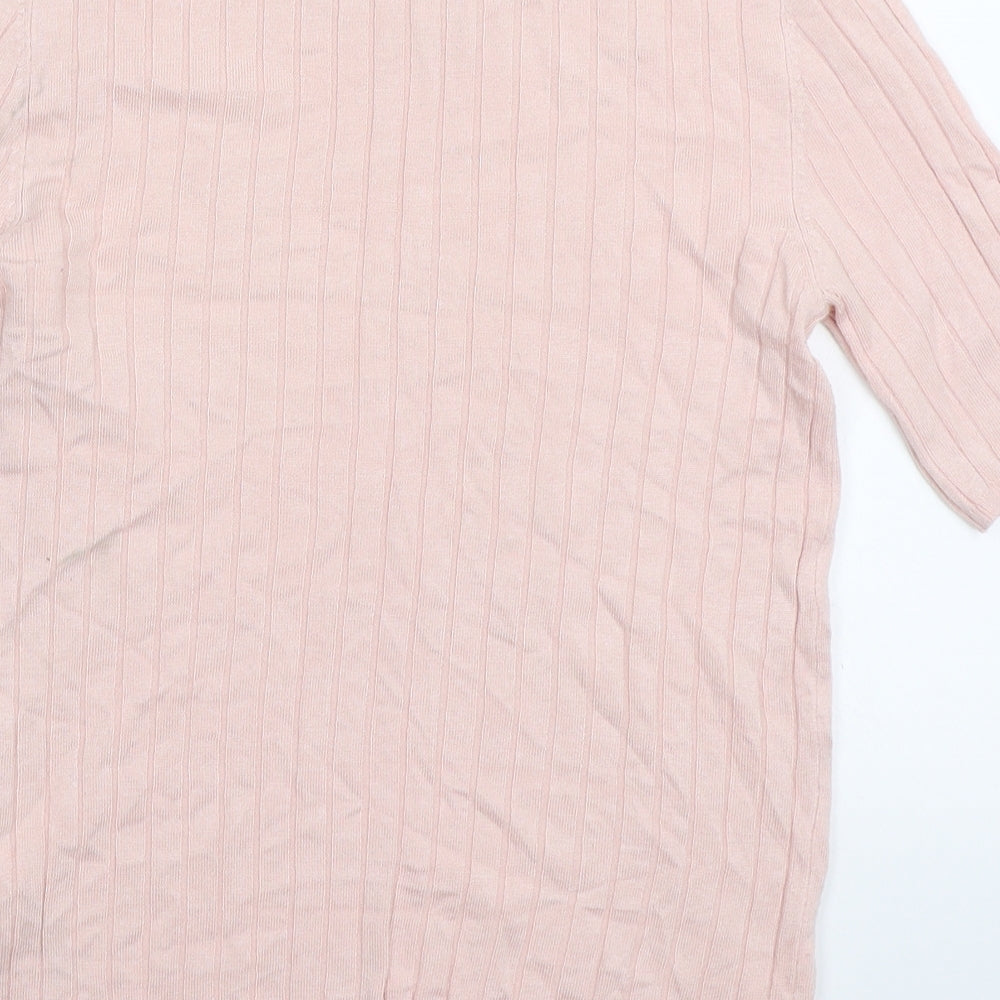 Marks and Spencer Womens Pink   Basic T-Shirt Size 10