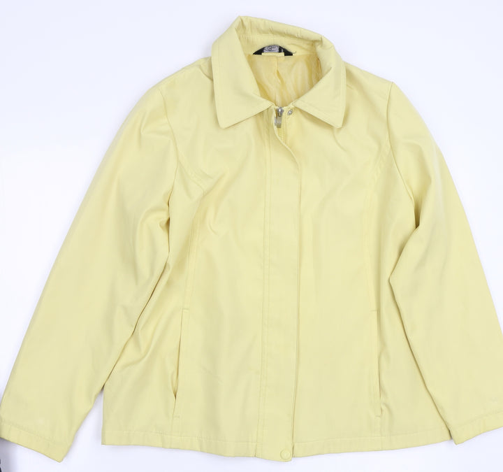 BM Womens Yellow Jacket Coat Size M