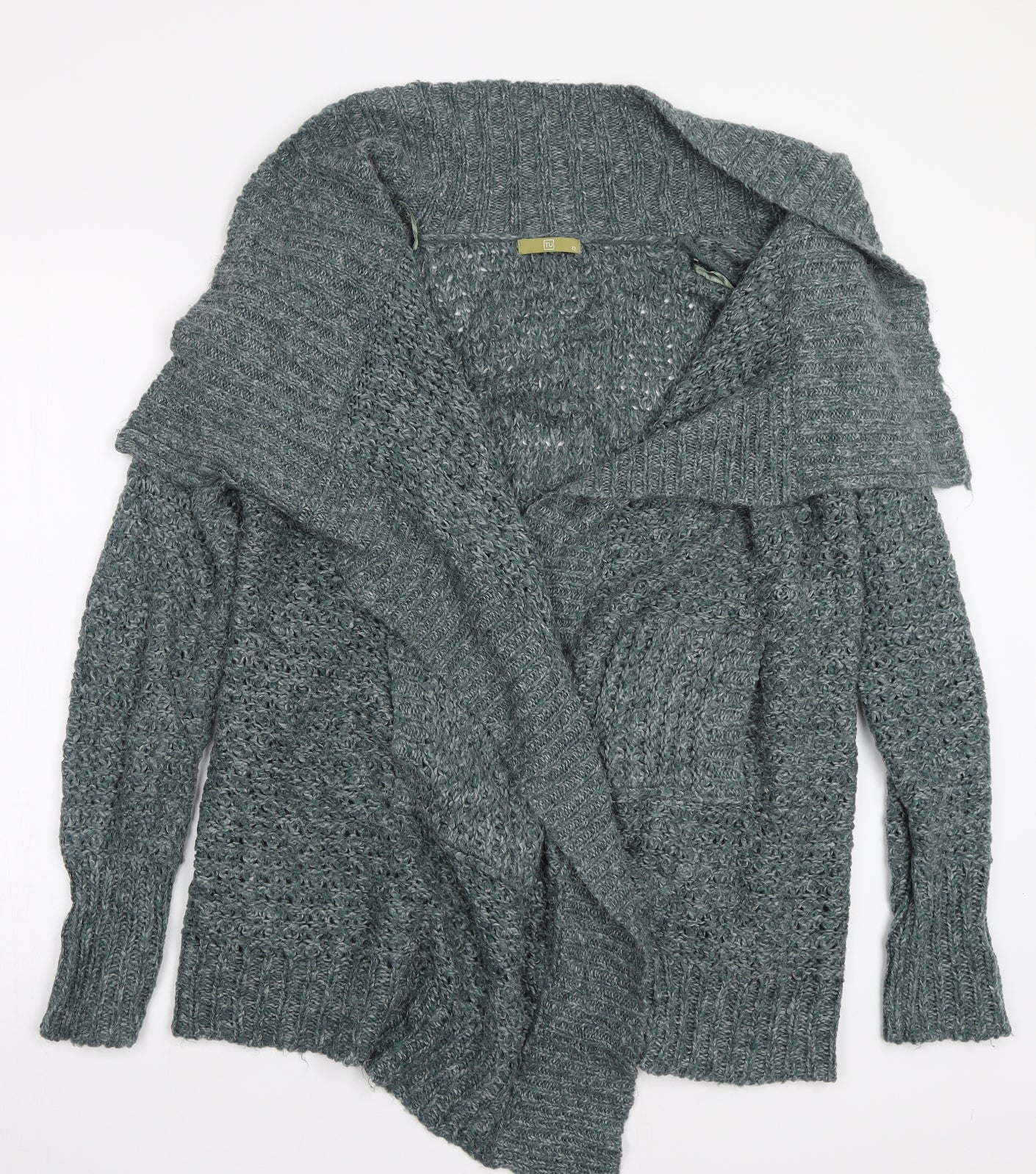 TU Womens Green   Cardigan Jumper Size 12