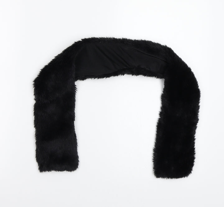 Preworn Womens Black    Scarf
