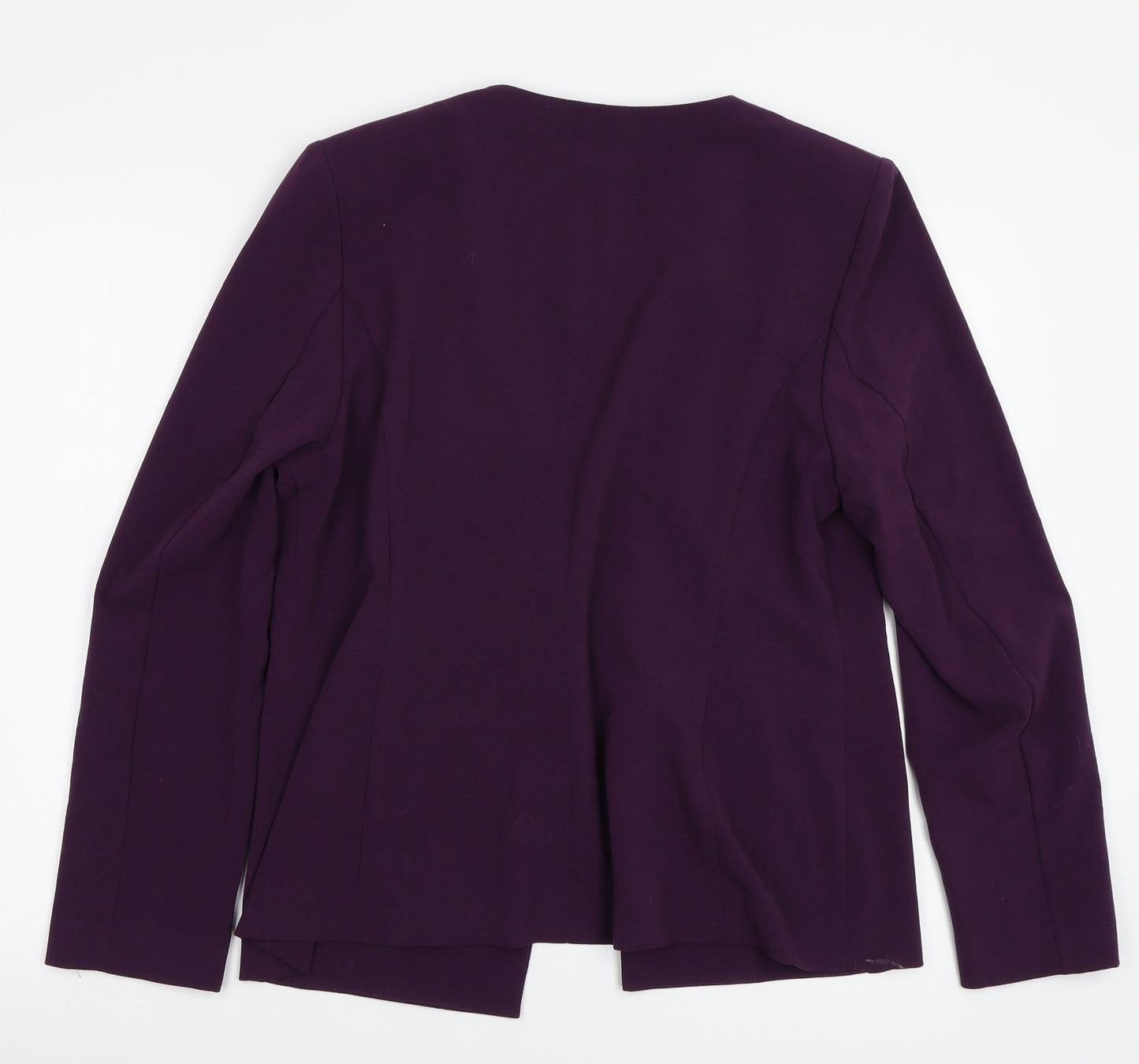 Marks and Spencer Womens Purple   Jacket Blazer Size 16