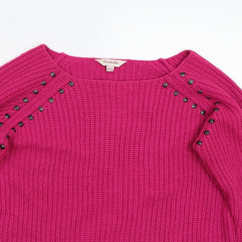Simplybe Womens Pink   Pullover Jumper Size 10