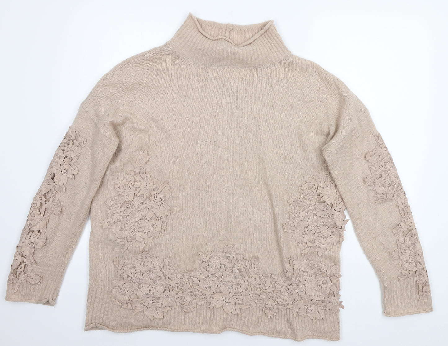 NEXT Womens Pink Floral  Pullover Jumper Size M
