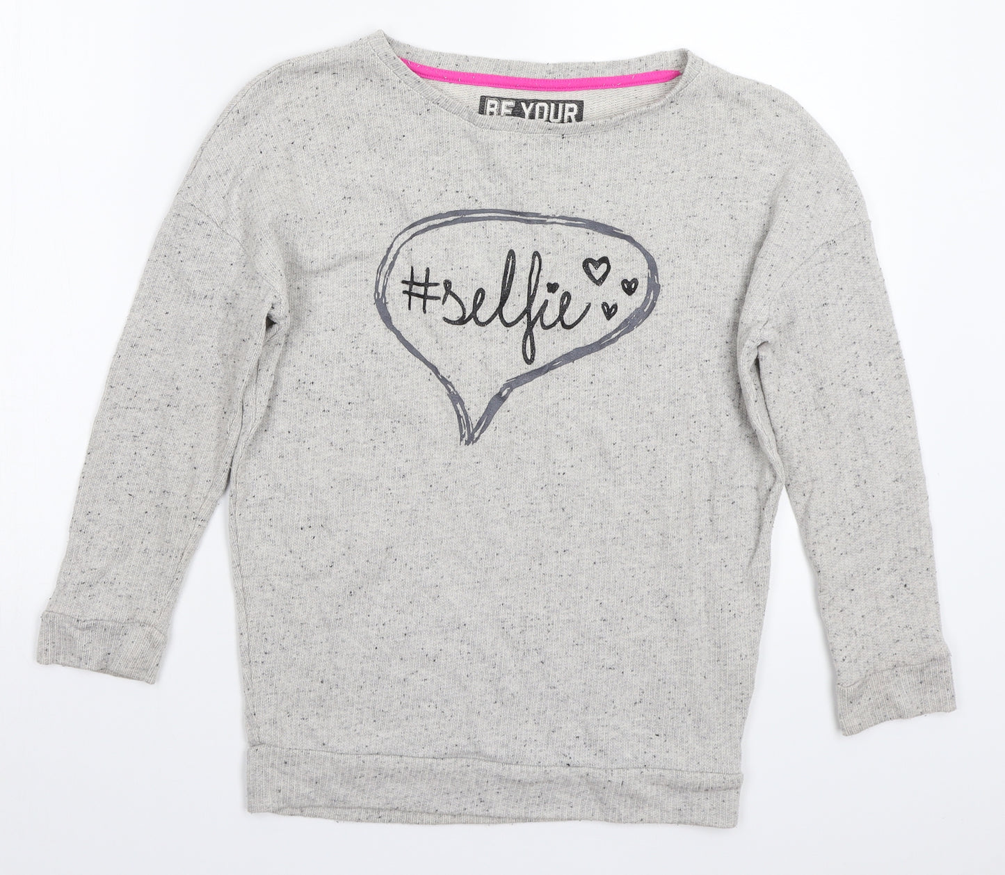 Marks and Spencer Girls Green   Pullover Jumper Size 9-10 Years
