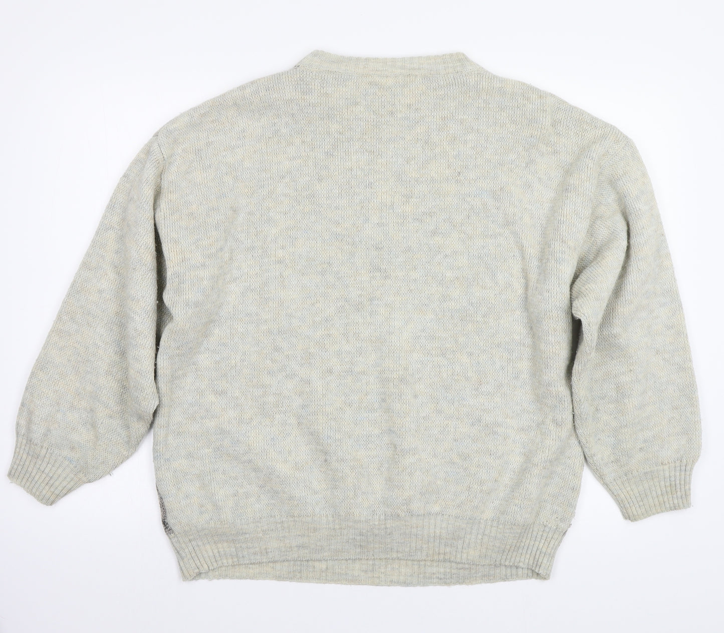 Nico Mens Grey   Pullover Jumper Size L