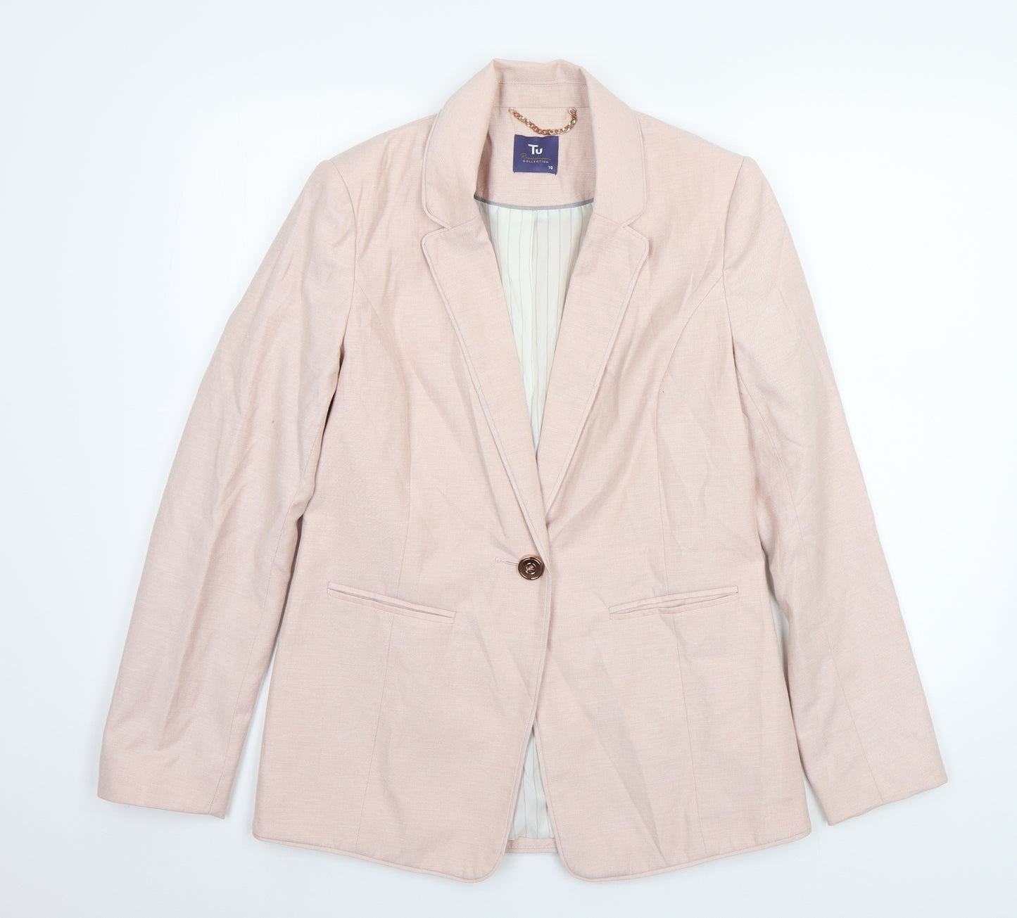 TU Womens Pink   Jacket Suit Jacket Size 10
