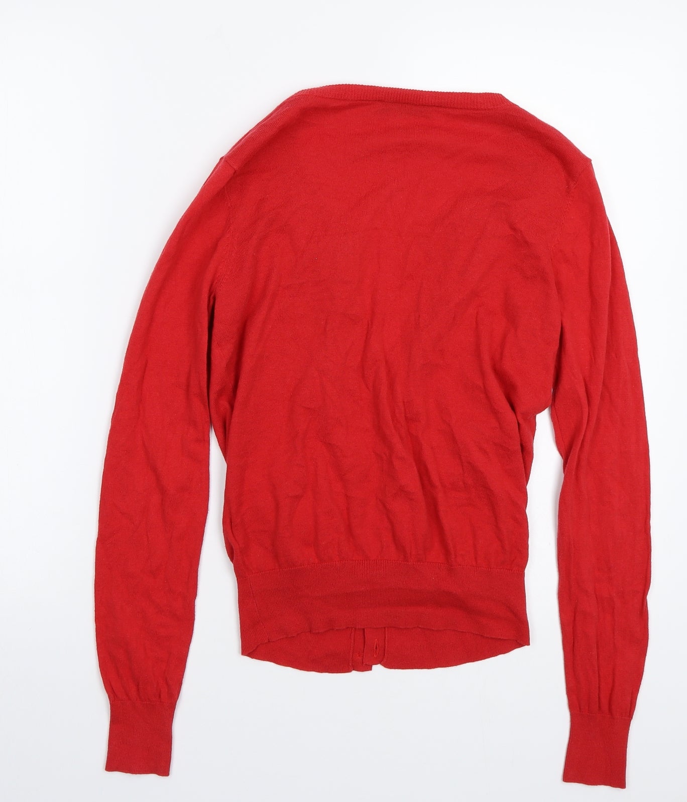Oasis Womens Red   Cardigan Jumper Size S