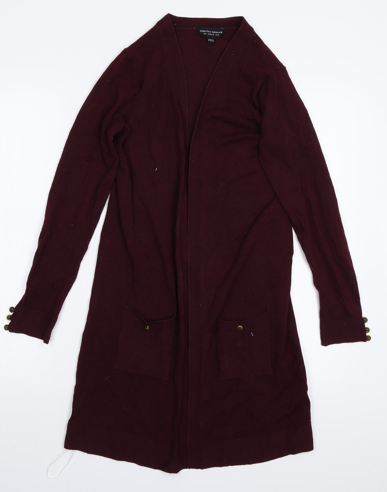 Dorothy Perkins Womens Purple   Cardigan Jumper Size 10