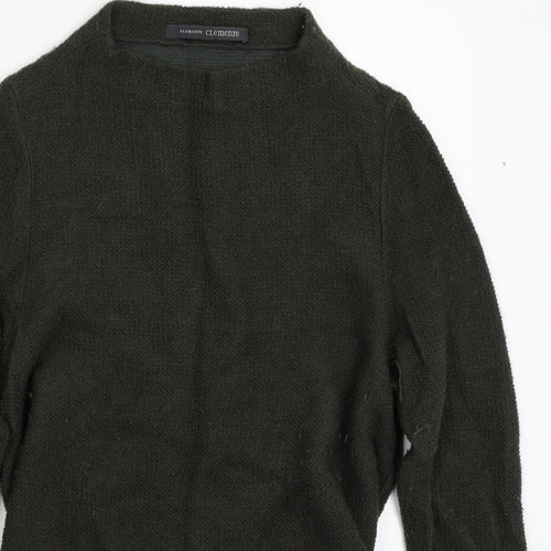 Clements Womens Green   Pullover Jumper Size S