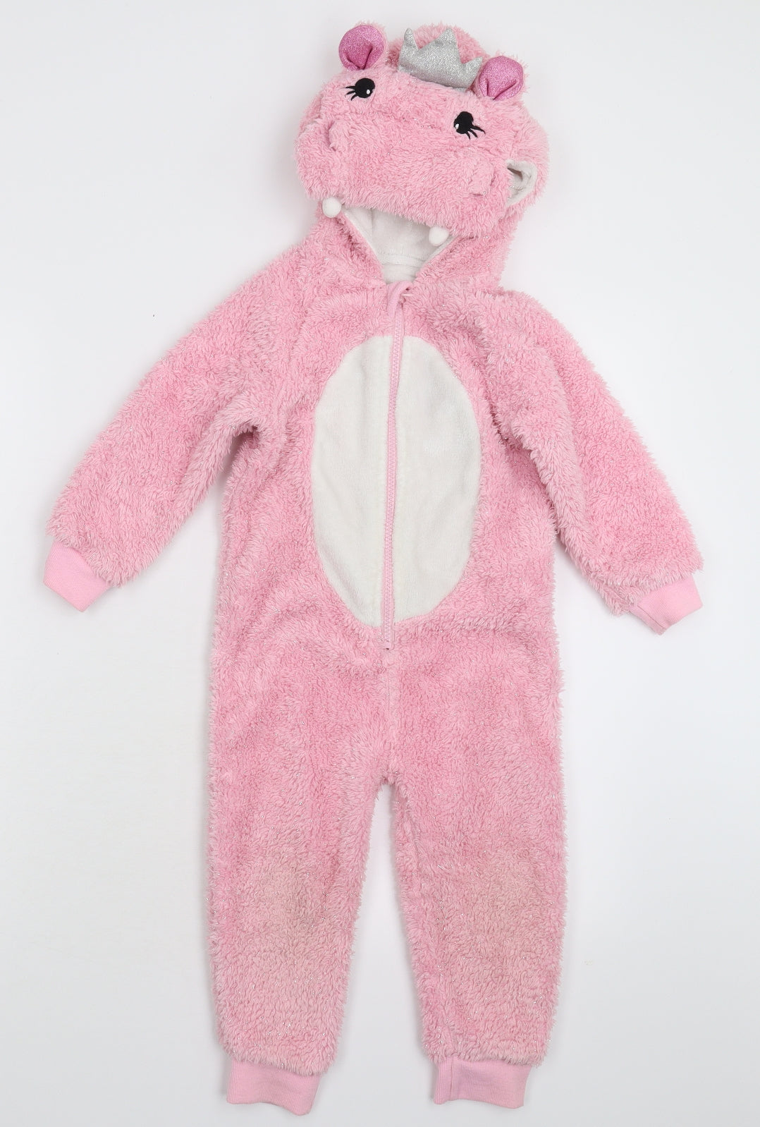 Matalan Girls Pink   Coverall One-Piece Size 4-5 Years