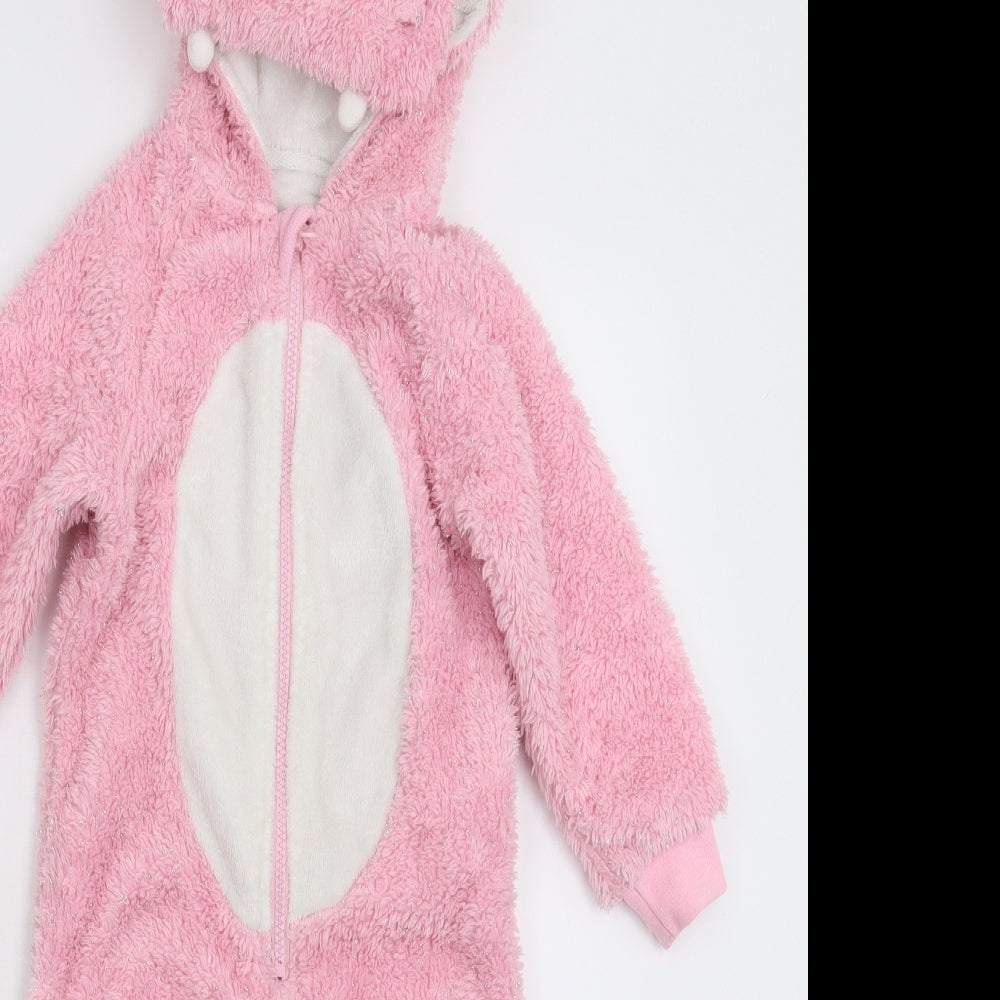 Matalan Girls Pink   Coverall One-Piece Size 4-5 Years