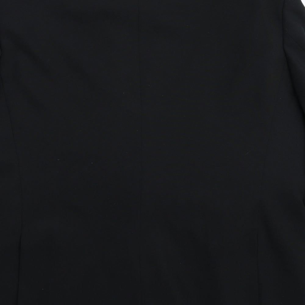 Greenwoods Mens Black   Jacket Suit Jacket Size 42