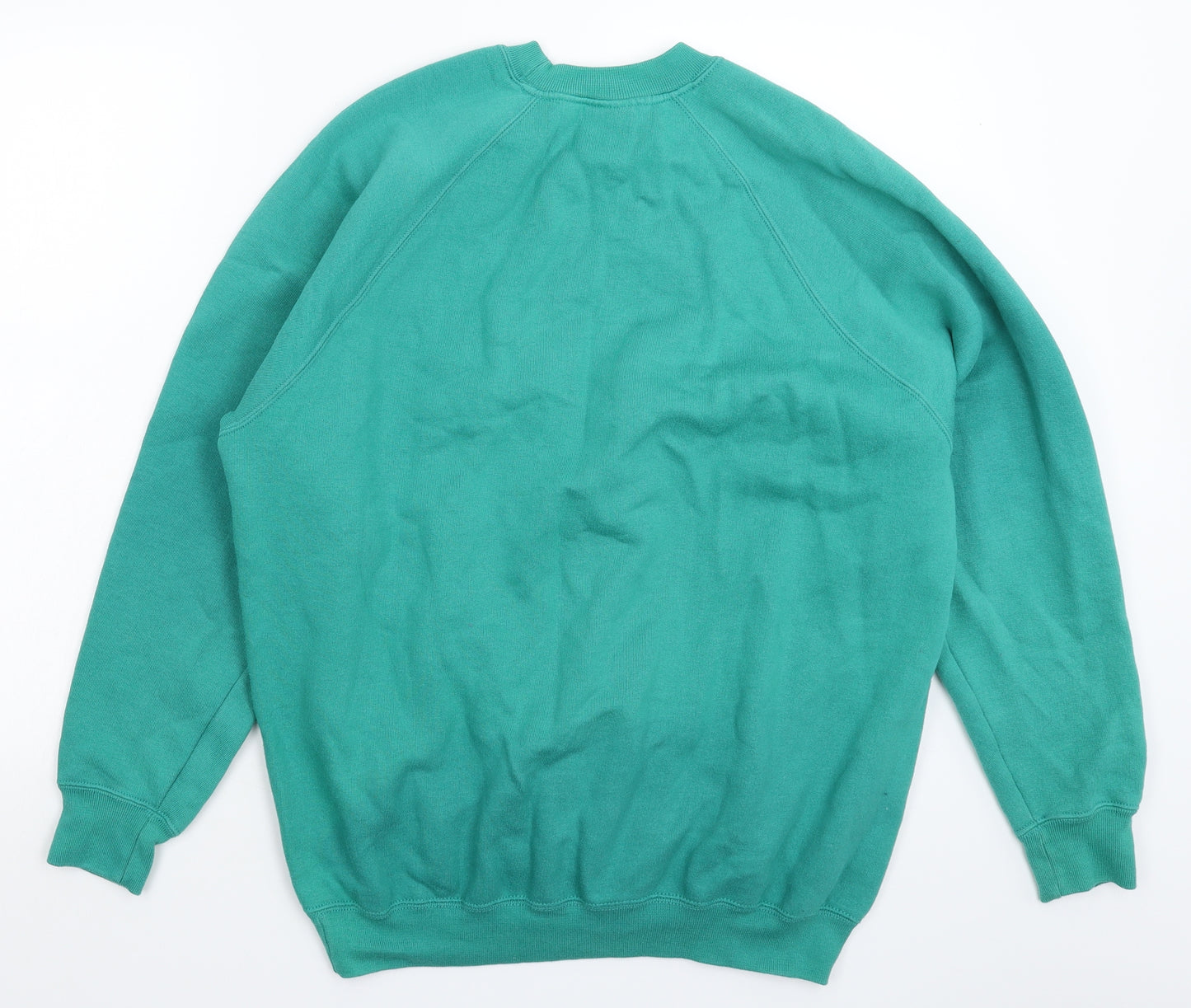 Russell Mens Green   Pullover Sweatshirt Size L