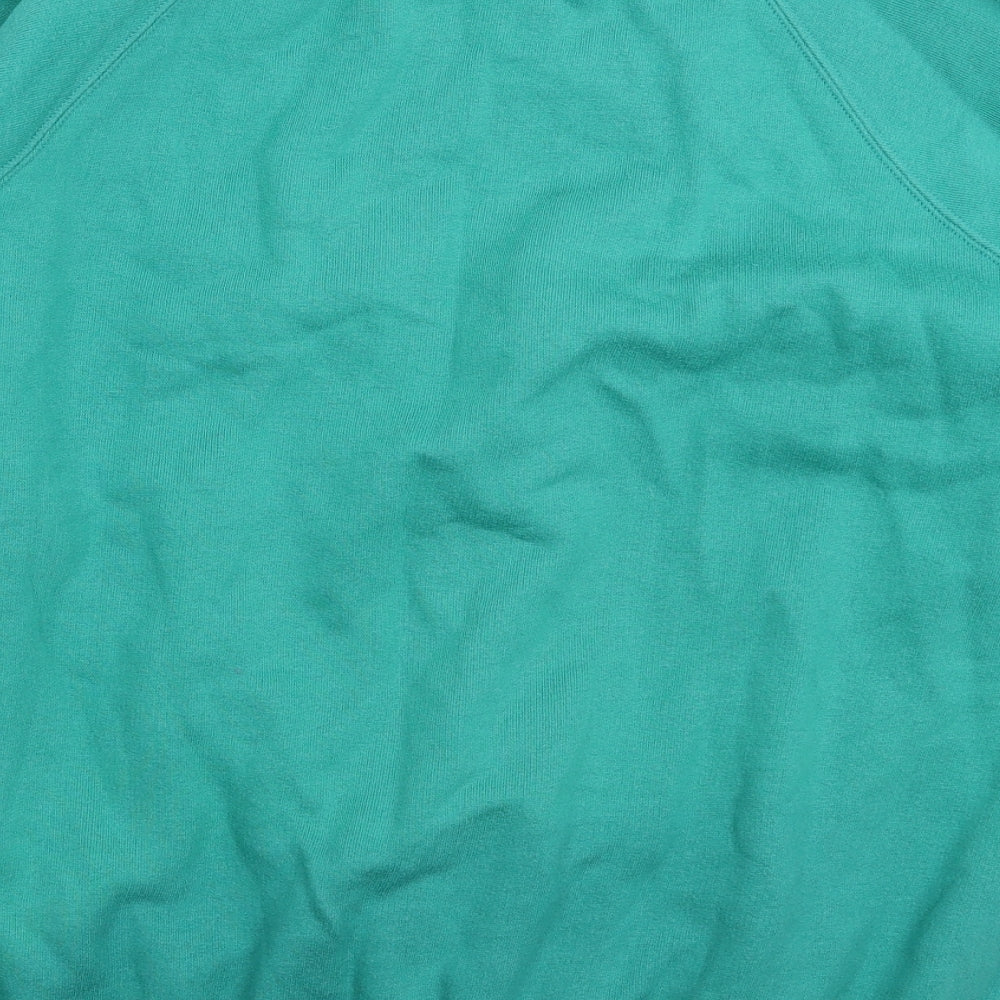 Russell Mens Green   Pullover Sweatshirt Size L