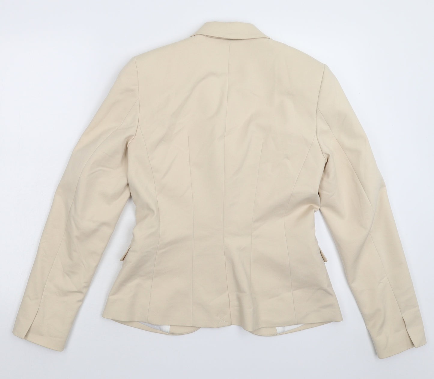 H&M Womens Beige   Jacket Suit Jacket Size 12