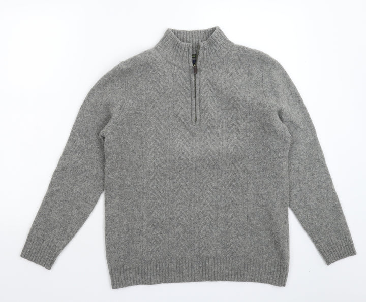 Hammond Womens Grey Knit Pullover Jumper Size M