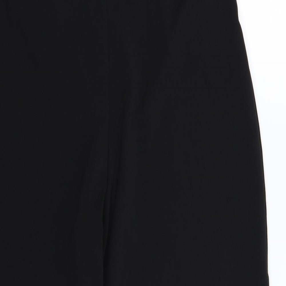 Peacocks Womens Black   Trousers  Size 14 L28 in