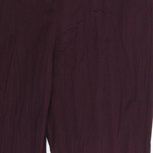 Marks and Spencer Womens Brown   Dress Pants Trousers Size 16 L30 in
