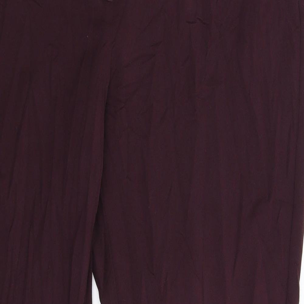 Marks and Spencer Womens Brown   Dress Pants Trousers Size 16 L30 in