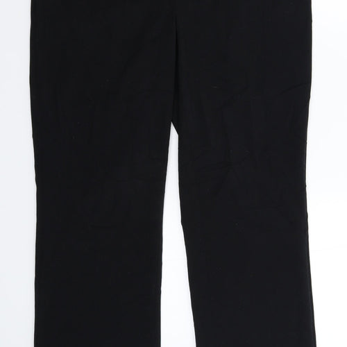 Marks and Spencer Womens Black   Trousers  Size 12 L32 in