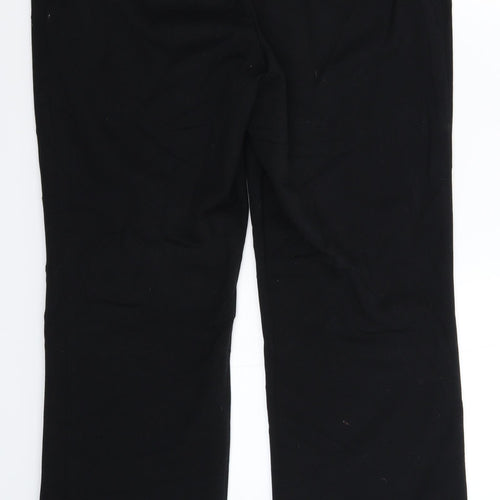 Marks and Spencer Womens Black   Trousers  Size 12 L32 in
