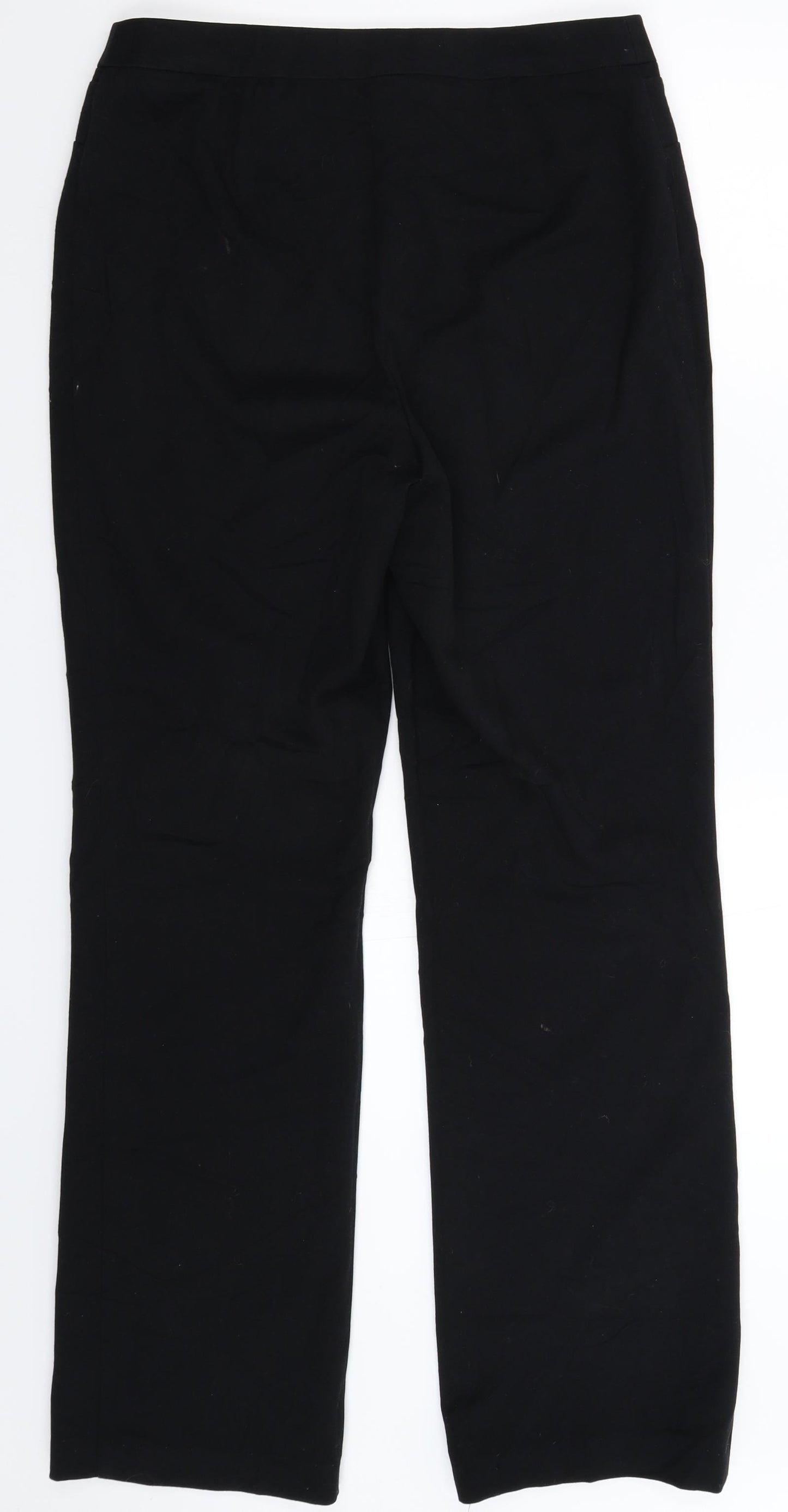 Marks and Spencer Womens Black   Trousers  Size 12 L32 in