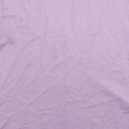 Bonmarché Womens Purple  Knit Cardigan Jumper Size L