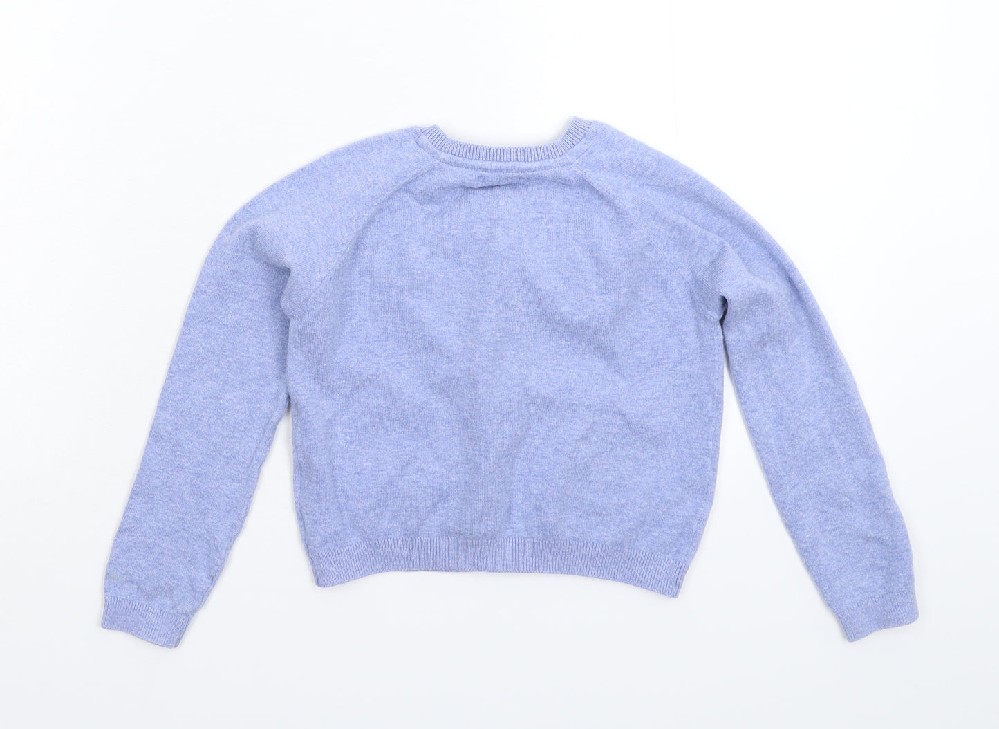 NEXT Girls Blue  Knit Cardigan Jumper Size 4-5 Years