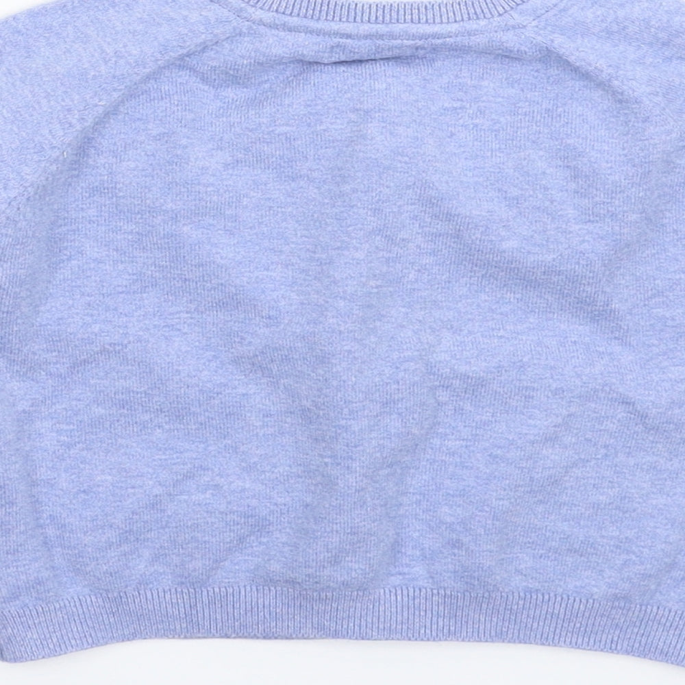 NEXT Girls Blue  Knit Cardigan Jumper Size 4-5 Years