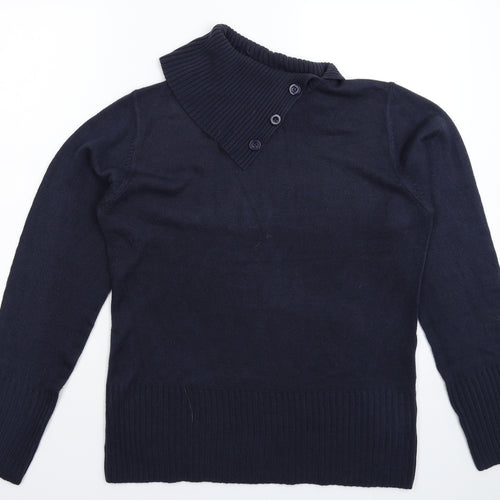 Store Twenty One Womens Blue  Knit Pullover Jumper Size 18