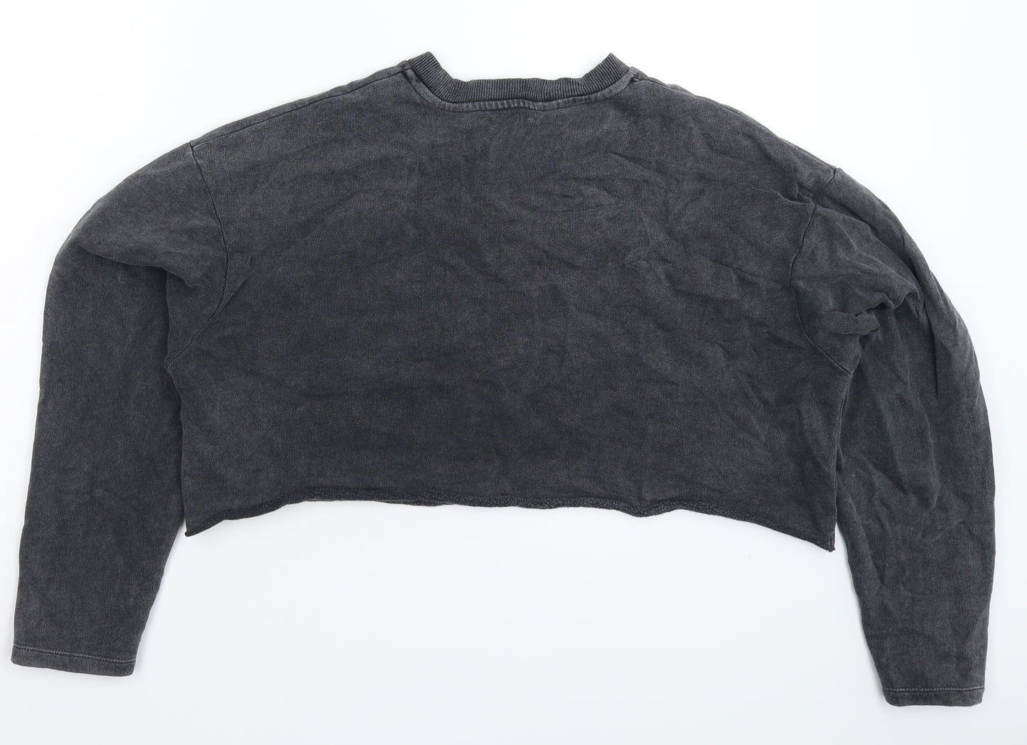 Topshop Womens Grey   Pullover Sweatshirt Size 6